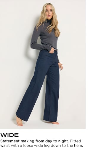 WIDE LEG JEANS